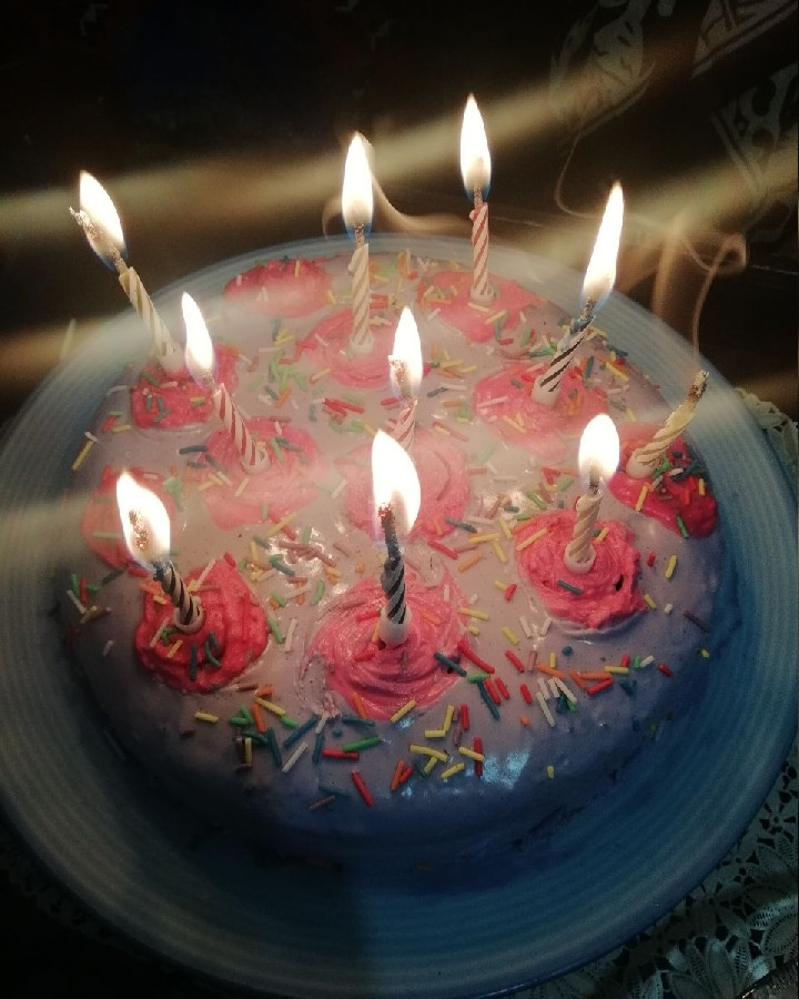 کیک واسه تولد عزیزجونم