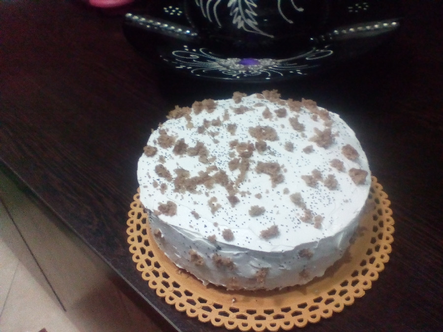 کیک تولدم با تزیین ساده