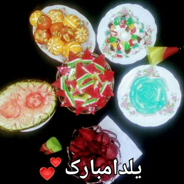عکس ژله های شب یلدا..