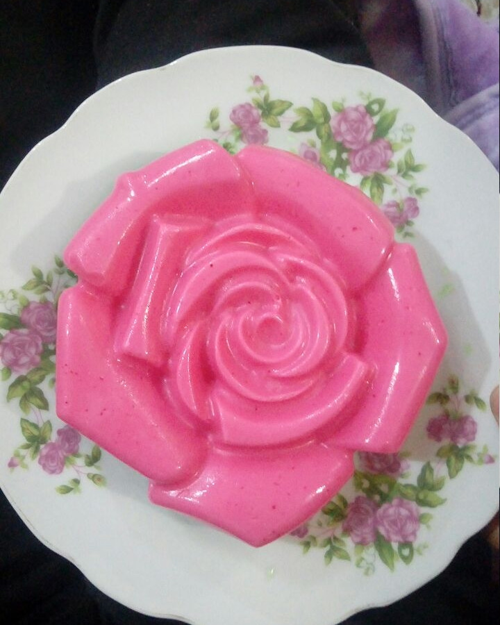 عکس ژله بستنی گل رز