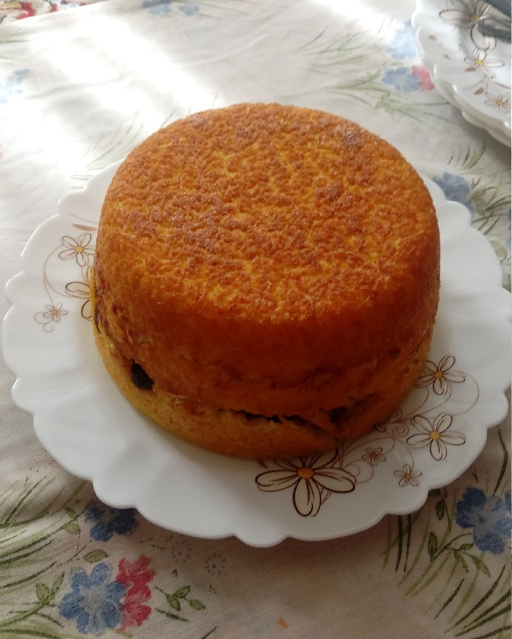عکس ته چین مرغ و بادنجان