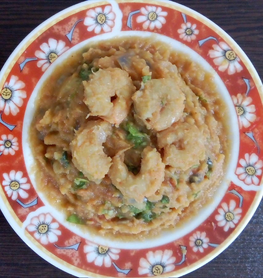 خوراک میگو ساده و خوشمزه