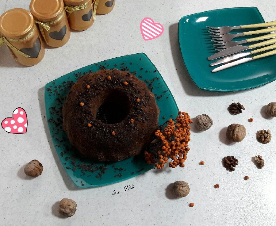 عکس کیک شکلاتی با پودر کاکائو با دو روش پخت