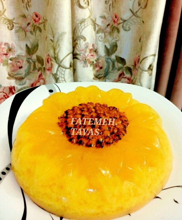 عکس ژله آناناس وشیر
