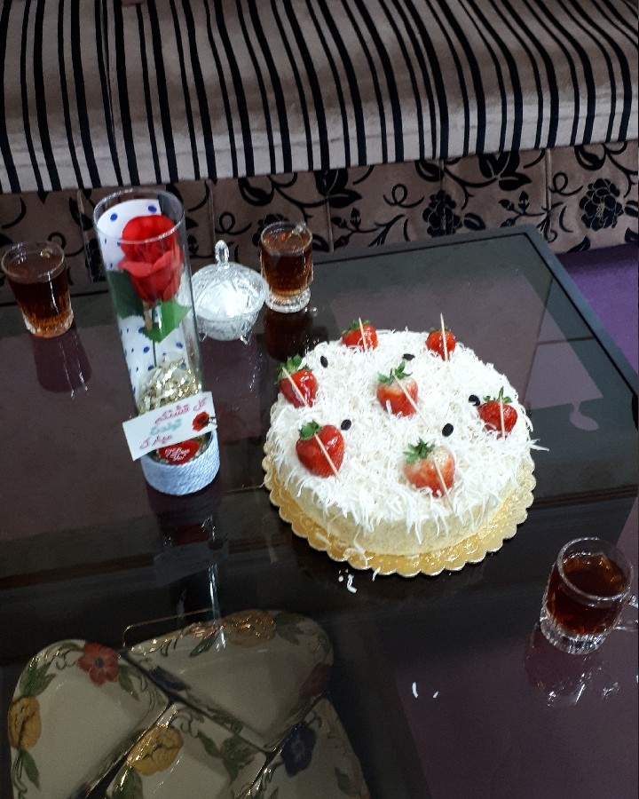 عکس کیک تولد بانو 