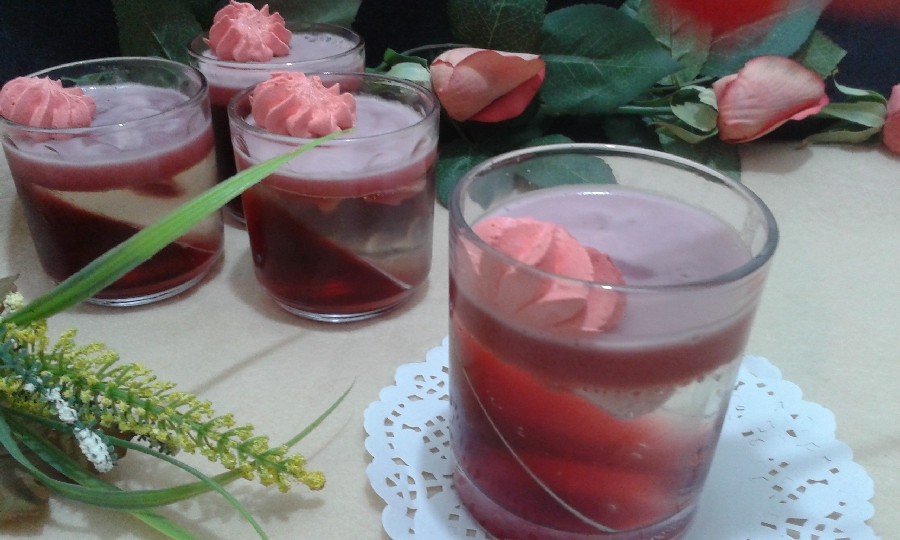 عکس ژله حبابدار
