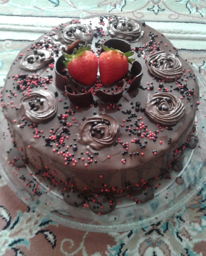 عکس سلام دوستای گلم..روزتون مبارک..کیک من برای مادرم برای روزمادر