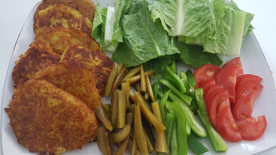 عکس کتلت سیبزمینی