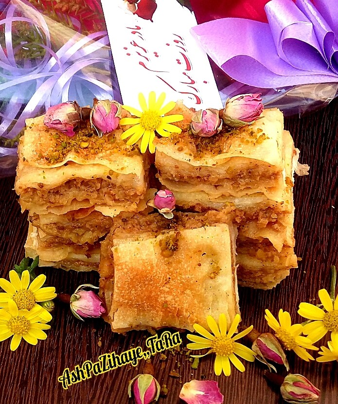 عکس باقلوا با خمیر یوفکا