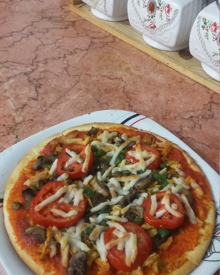 عکس پیتزا با پخت آسان