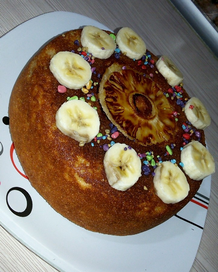 عکس کیک آناناس 