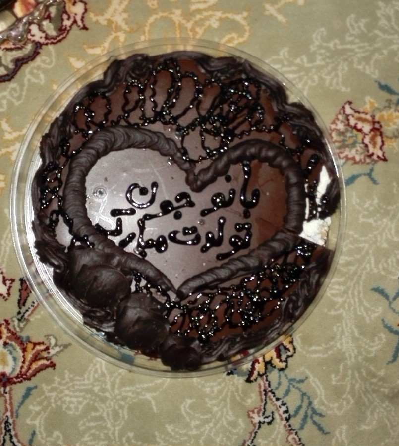 عکس کیک موز و شکلاتی