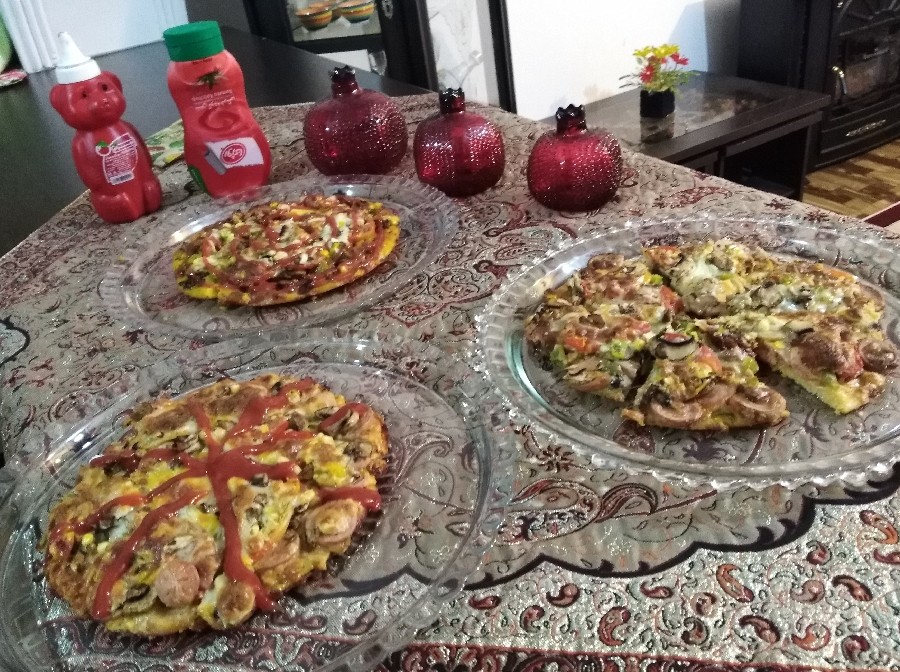 عکس پیتزا برای برادرشوهرم درست کردم