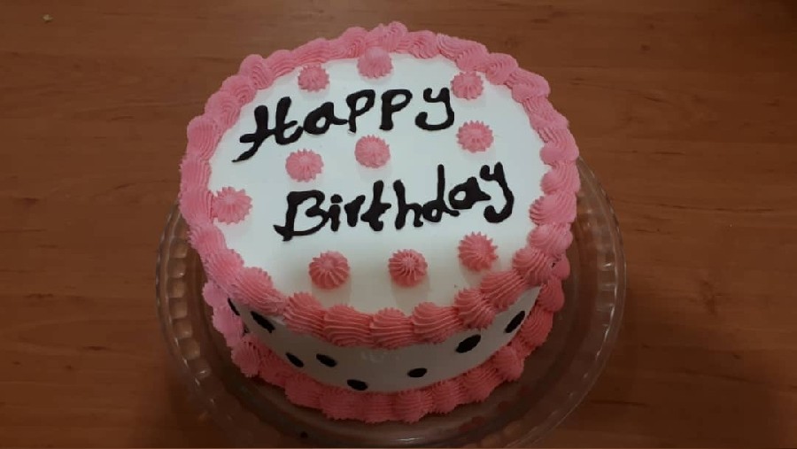 کیک تولد خواهرزادم طیبه پز?
