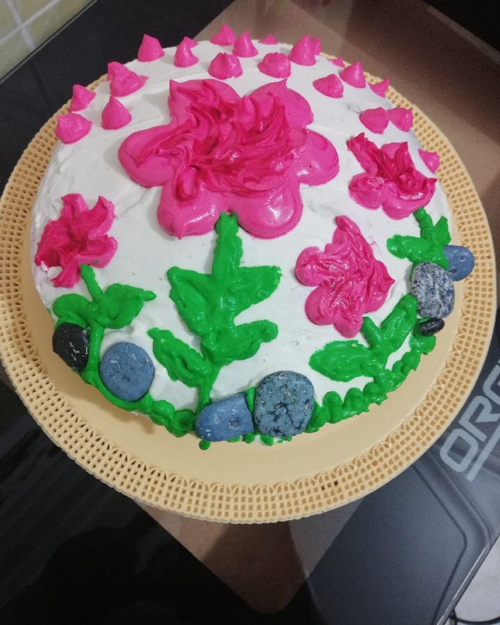 عکس کیک خودم پز برای روز مادر 