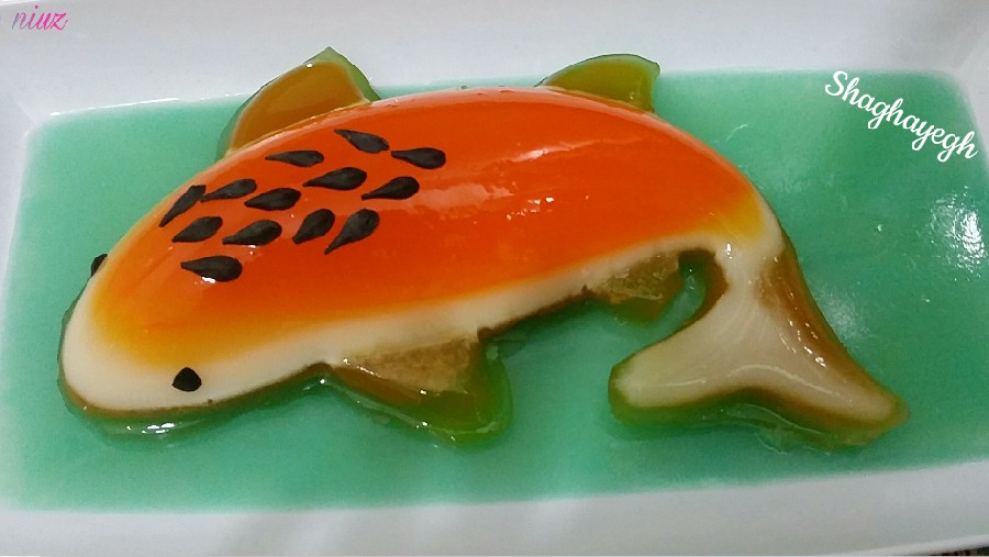 عکس ژله ماهی گلی