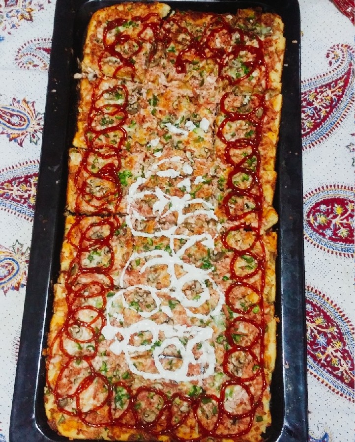 پیتزا مرغ
