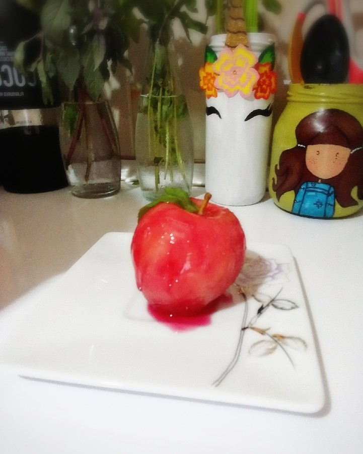 عکس سیب ژله ای