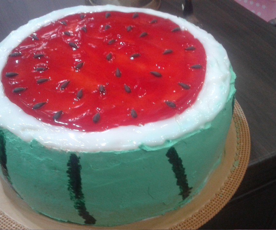 عکس کیک هندوانه
