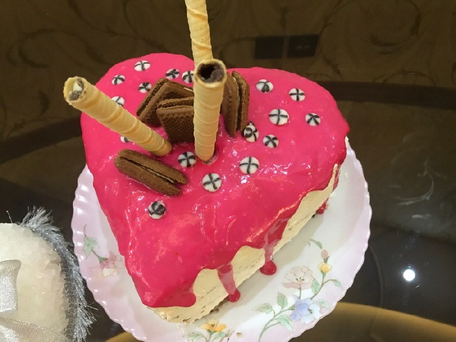 عکس کیک و ژله ولنتاین ومیز ولنتاین 