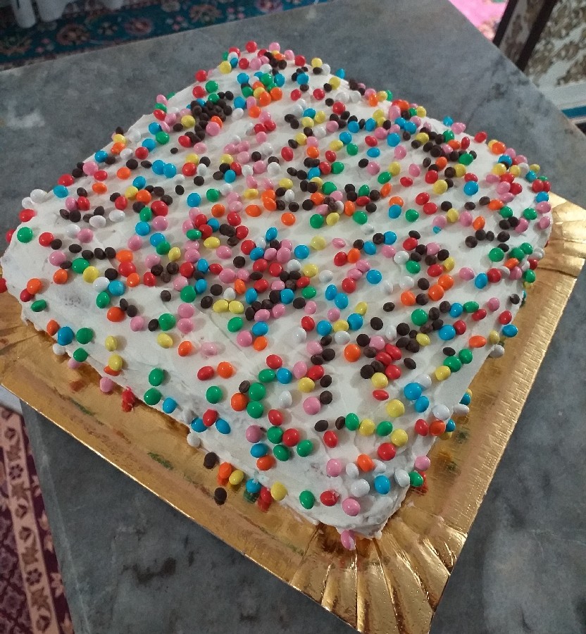 عکس این کیک با عشقم  برای روز مرد واس همسرم عزیزم  درس کردم 