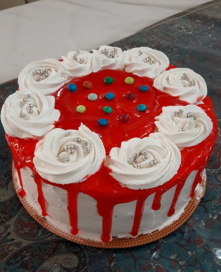 کیک ماست با دستور خانم اقامحمد (خانم سراجی )