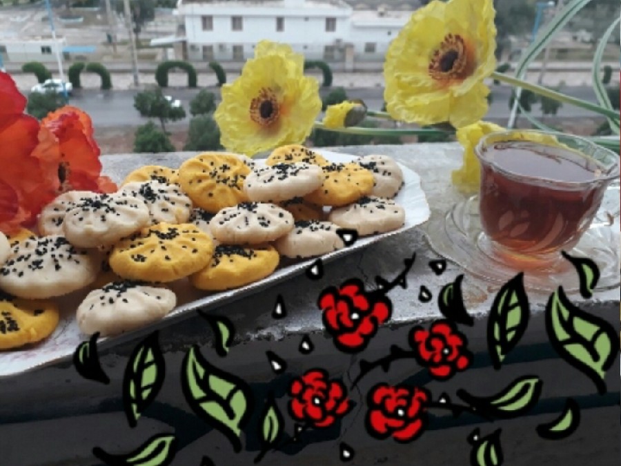 عکس شیرینی های بهشتی من #خیلی خوشمزه وخوش طمع شده بودن #