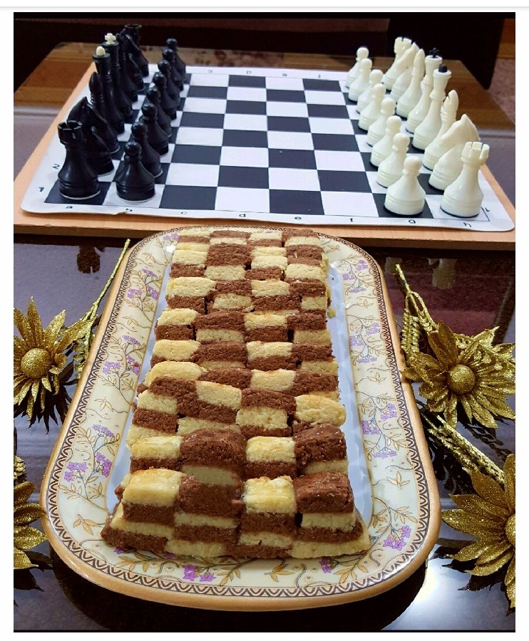 عکس شیرینی شطرنجی 