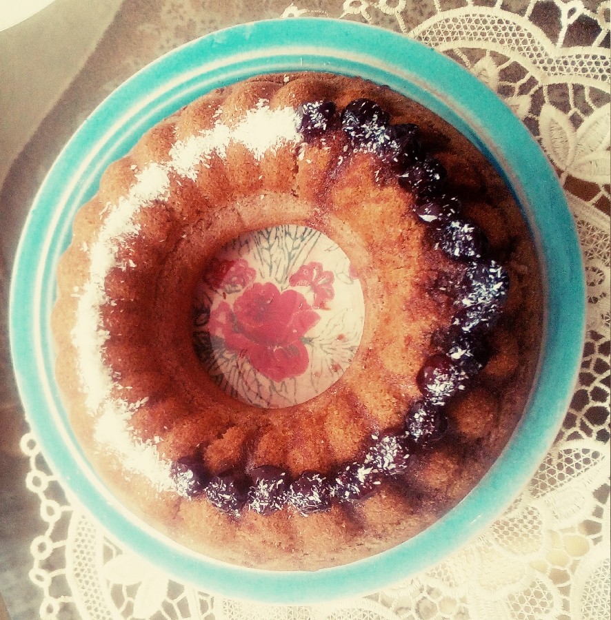 اینم کیک اسفنجی مربایی خودم پز