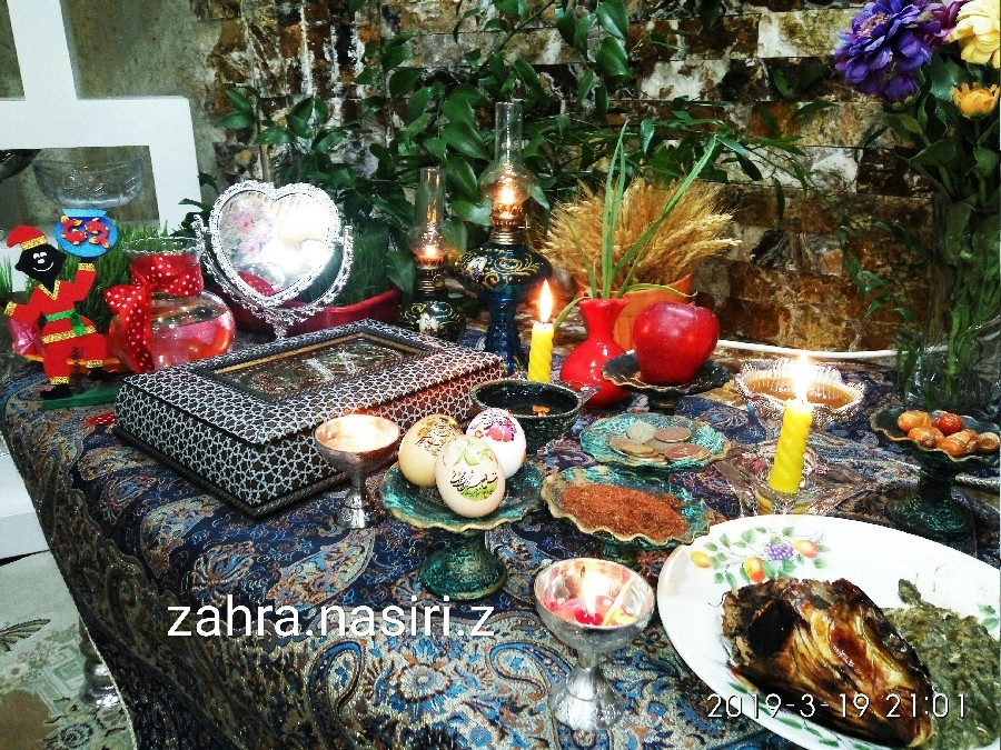 عکس سفره هفت سین ۹۸