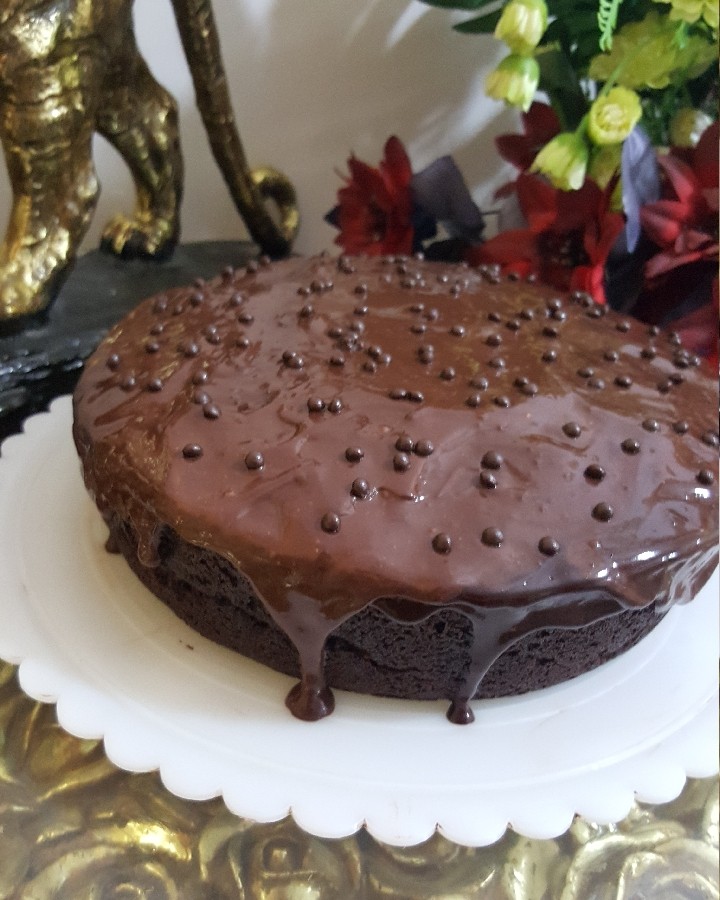 عکس کیک شکلاتی اسپرسو
