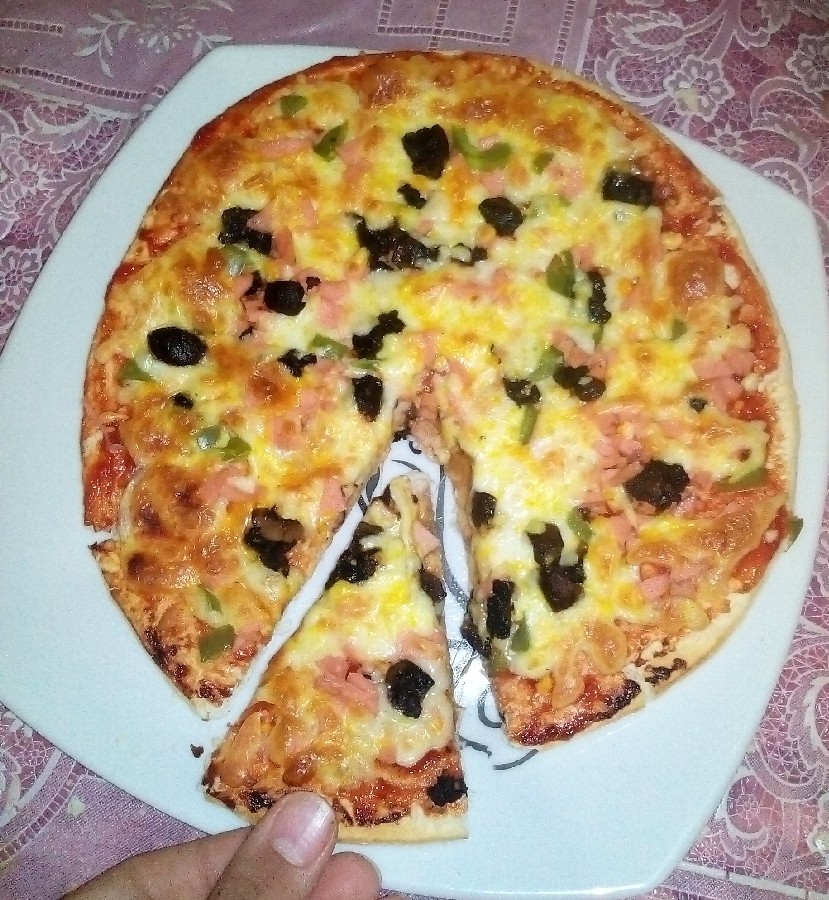 عکس  پیتزا خودم پز?