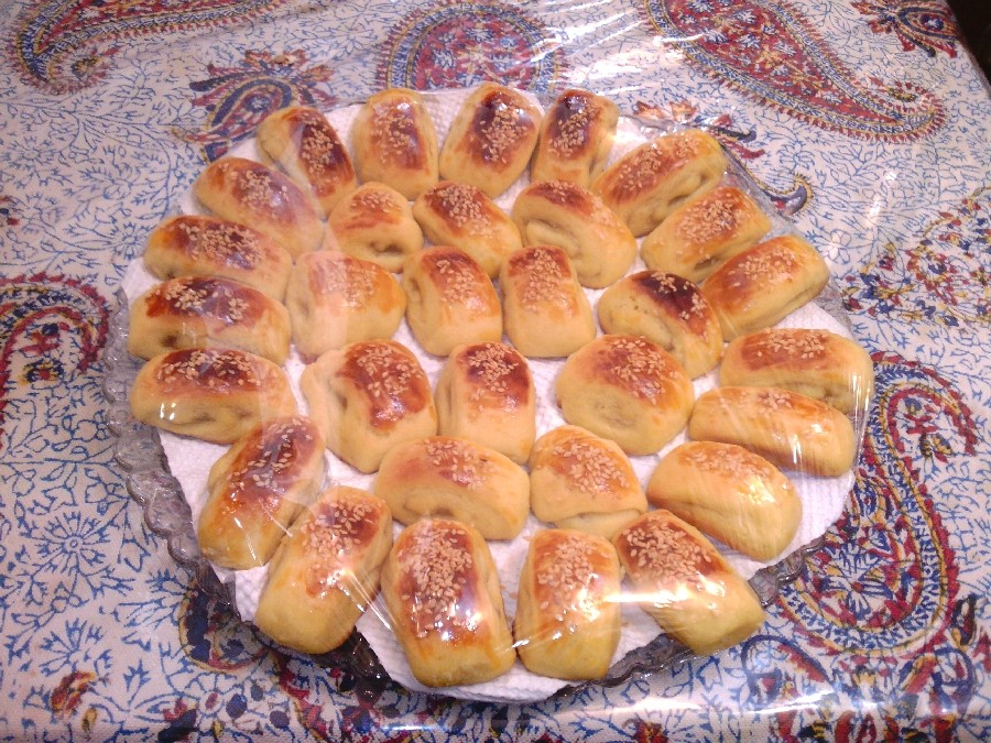 عکس شیرینی گل محمدی ،برای خیرات مادرشوهروپدر شوهرم 