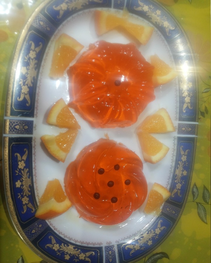 عکس ژله پرتقالی