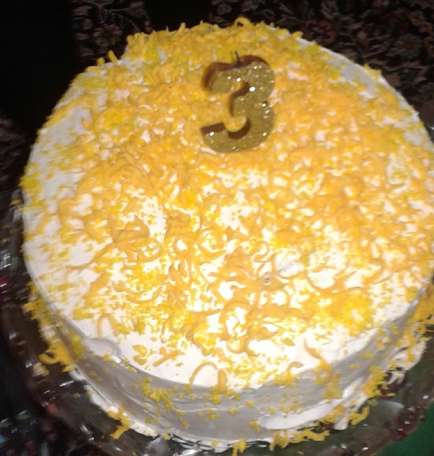 عکس کیک خیس به مناسبت تولد پسرم