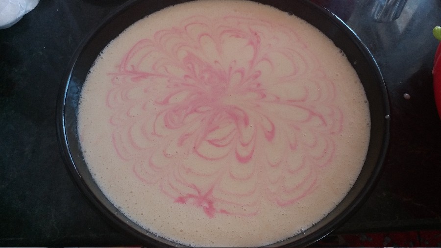 کیک که با آب پختم