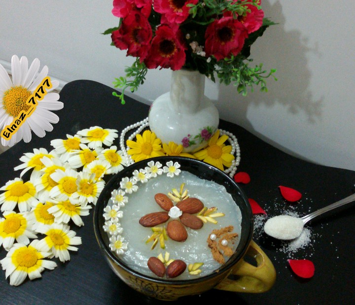 عکس شیر نشاسته خوشمزه جان