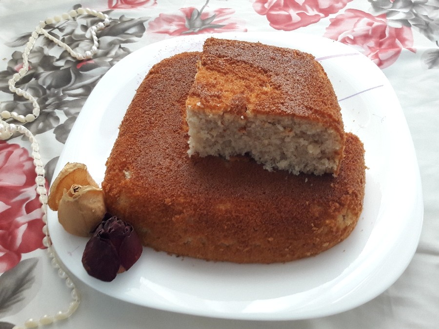 عکس کیک گل محمدی قابلمه ای