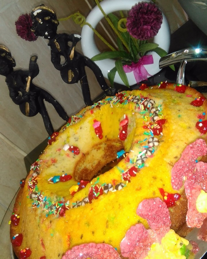 عکس کیک هل و زعفران من