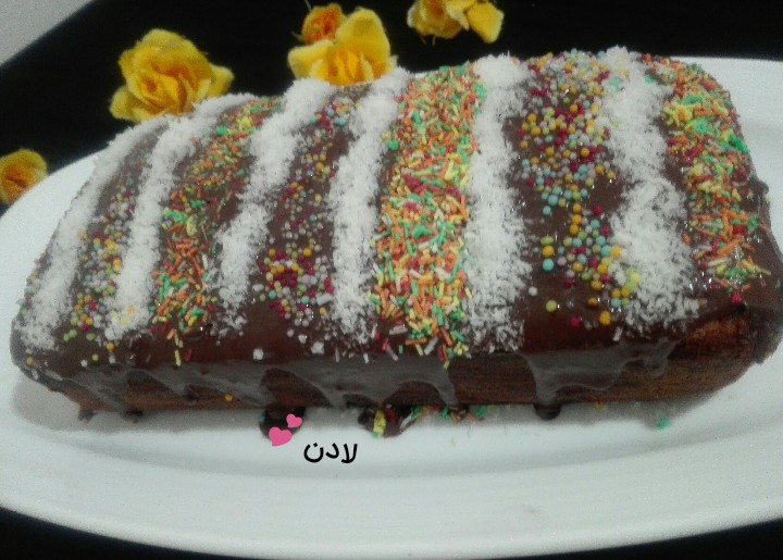 عکس سلام دوستان گلم اینم کیک #عصرانه#دیروزم 