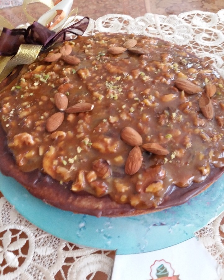 عکس کیک اسنیکرز