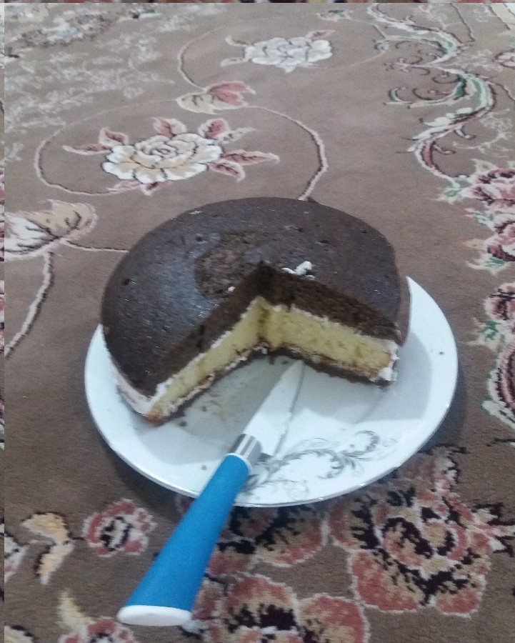 کیک سه لایه 