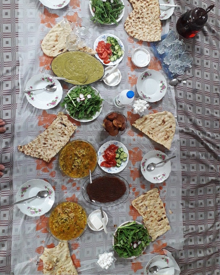 عکس افطاری خونه مادرشوهرم
