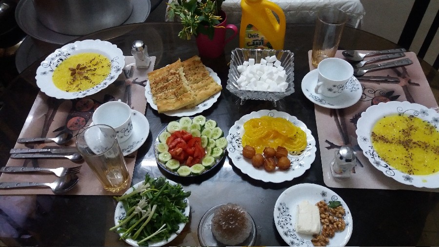 عکس افطار روز پنج ماه مبارک