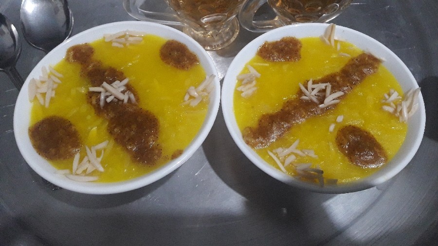 عکس شله زرد افطاری