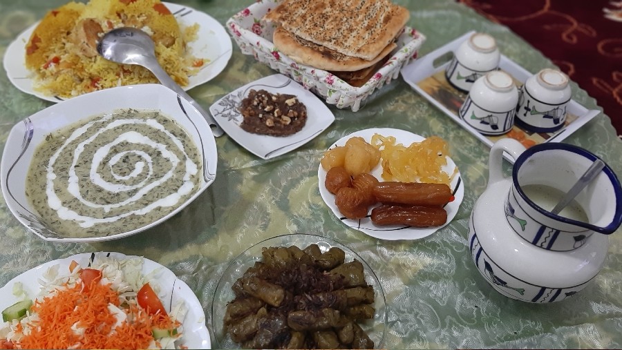 عکس سفره افطاری روزاول رمضان