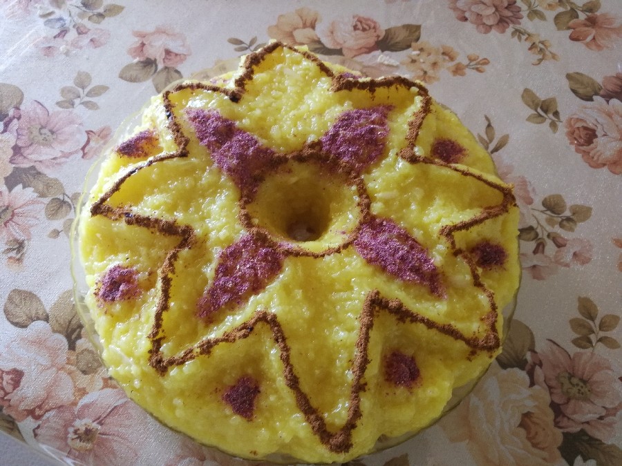 شله زرد کیک وکلوچه ی خرمایی

