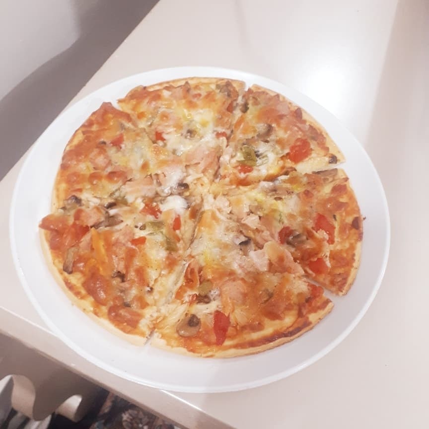 عکس پیتزا..... خونگی بدون فر??