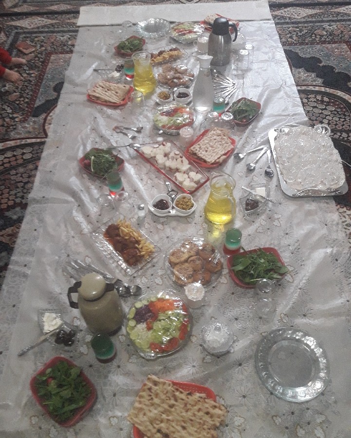 عکس افطار امشب مهمونی ما