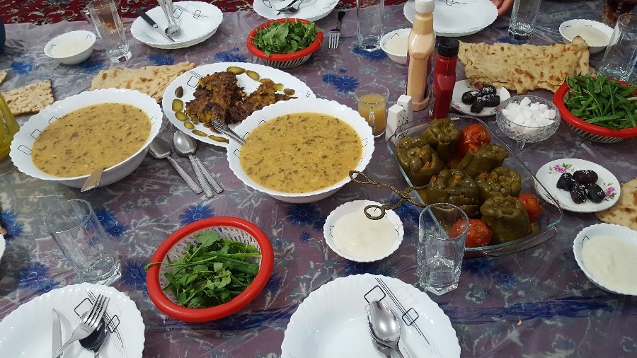 عکس سفره افطاری